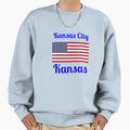 Kansas City Kansas Stylish Prints Sweatshirt - Minimalist Print Unisex - T-Shirt, Sweatshirt, Hoodie