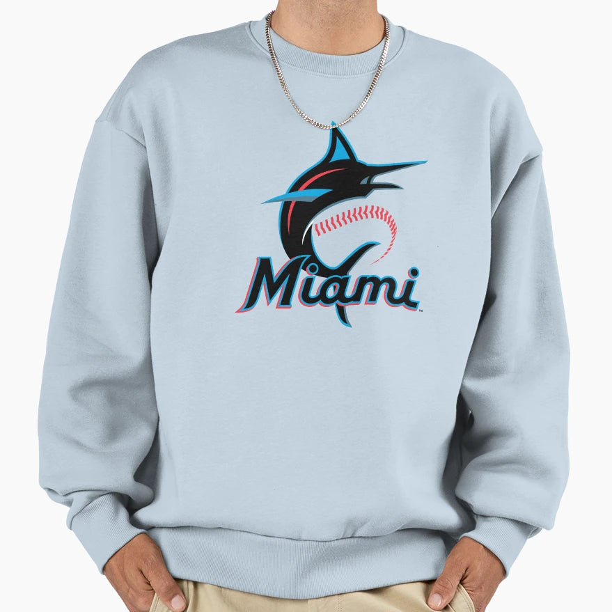 Best Seller Miami Marlin S Logo Sweatshirt - Graphic Print for Adults - T-Shirt, Sweatshirt, Hoodie