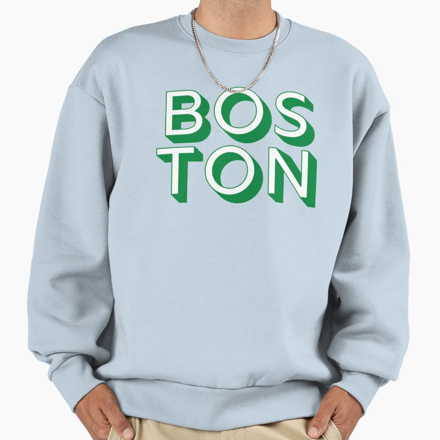 Boston Sweatshirt - Custom Art Print Men Women - T-Shirt, Sweatshirt, Hoodie