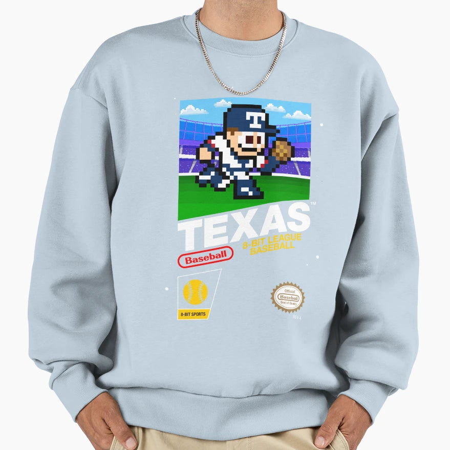 Texas 8 Bit Videogame Cart Sweatshirt - Streetwear Style Unisex - T-Shirt, Sweatshirt, Hoodie
