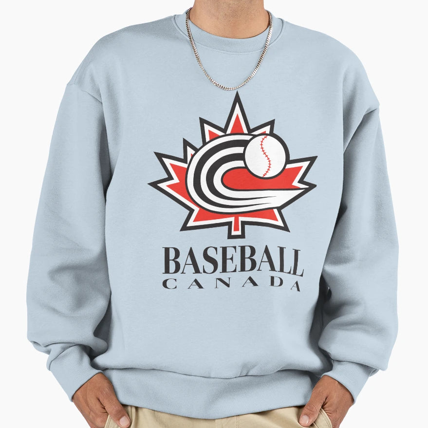 Baseball Canada Sport Logo Sweatshirt - Novelty Apparel for Adults - T-Shirt, Sweatshirt, Hoodie