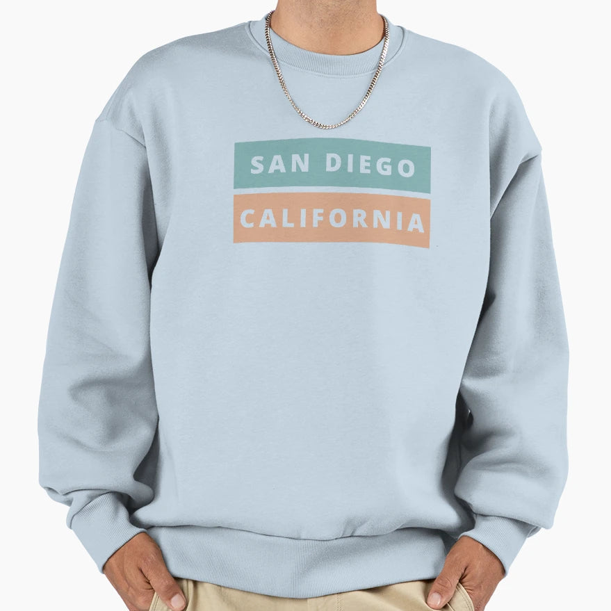 San Diego California Sweatshirt - Streetwear Style Unisex - T-Shirt, Sweatshirt, Hoodie