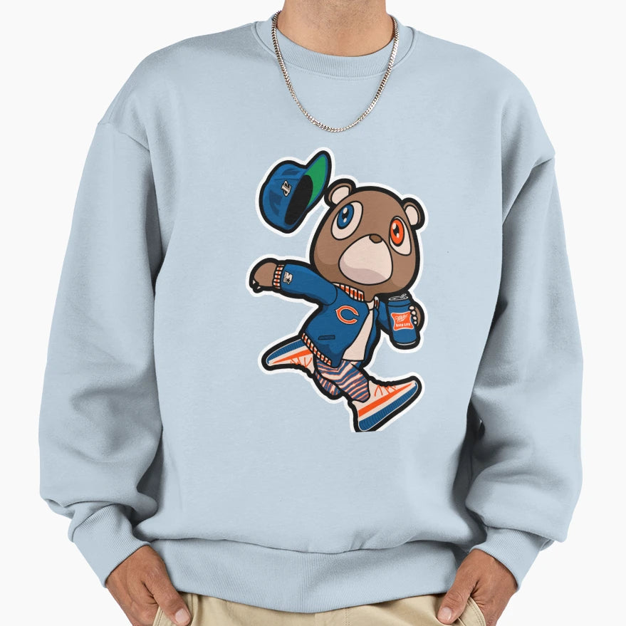 Kanye West Dropout Bear Chicago Sweatshirt - Custom Art Print for Adults - T-Shirt, Sweatshirt, Hoodie