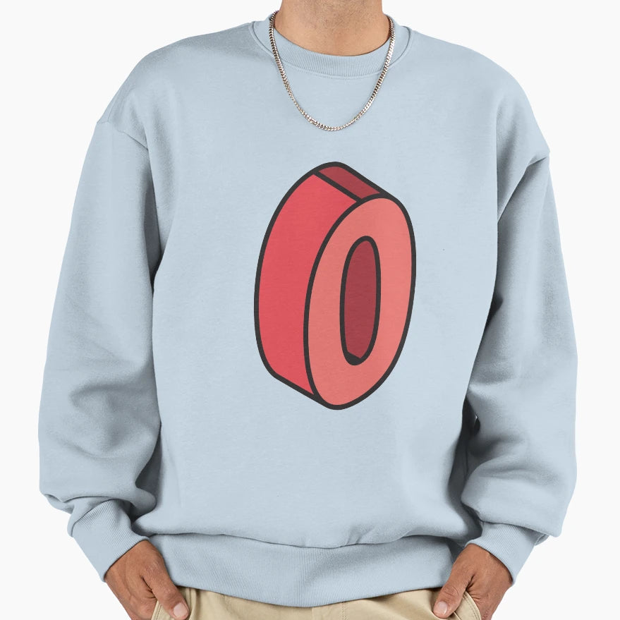 Letter O Sweatshirt - Fun Novelty Design Unisex - T-Shirt, Sweatshirt, Hoodie