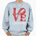 Love Cincinnati City Map Cincinnati Sweatshirt - Graphic Print Men Women - T-Shirt, Sweatshirt, Hoodie