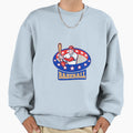 American Baseball Player Batting Sweatshirt - Minimalist Print Unisex - T-Shirt, Sweatshirt, Hoodie