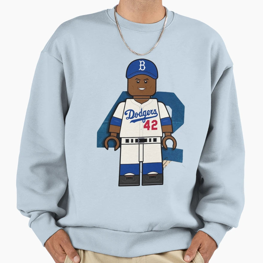 Jackie Robinson Sweatshirt - Trendy Graphic Unisex - T-Shirt, Sweatshirt, Hoodie