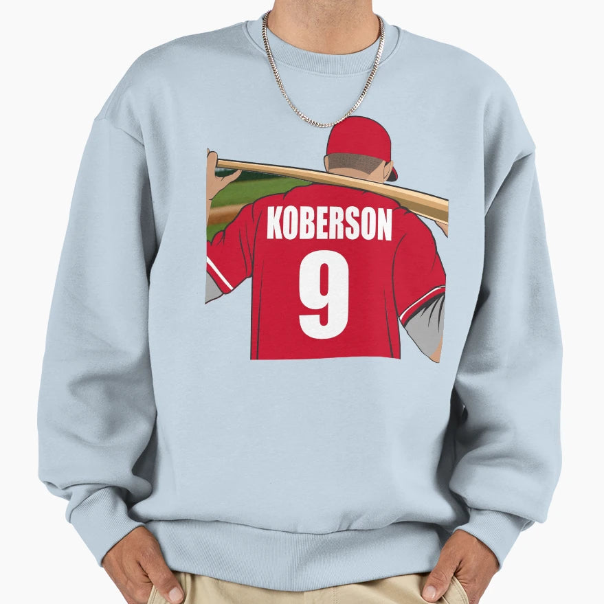 Koberson Baseball Sweatshirt - Custom Art Print Men Women - T-Shirt, Sweatshirt, Hoodie