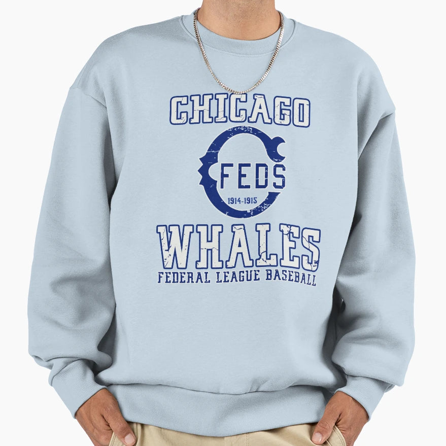Chicago Whales Defunct Team Sweatshirt - Trendy Graphic for Adults - T-Shirt, Sweatshirt, Hoodie