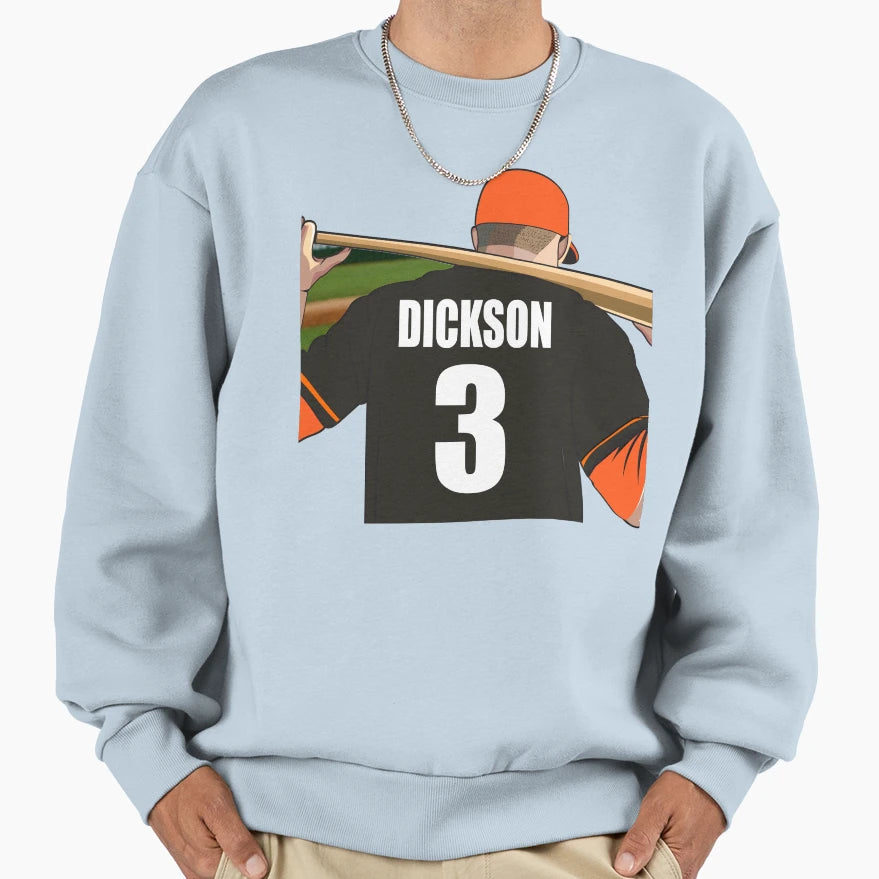 Dickson Baseball Sweatshirt - Minimalist Print Unisex - T-Shirt, Sweatshirt, Hoodie