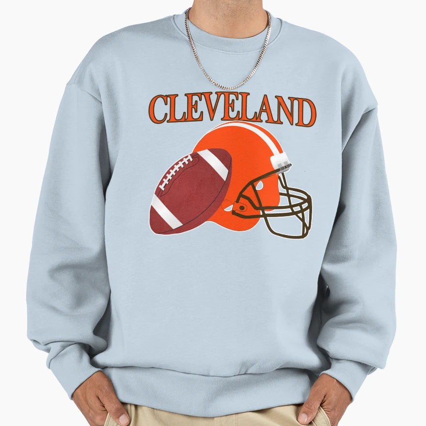 Cleveland Browns Sweatshirt - Custom Art Print Men Women - T-Shirt, Sweatshirt, Hoodie