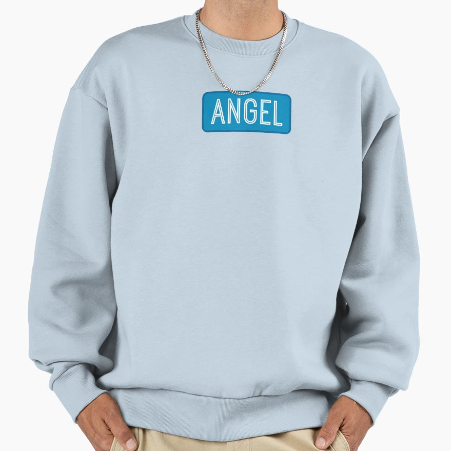 Angel Name Sweatshirt - Minimalist Print for Adults - T-Shirt, Sweatshirt, Hoodie