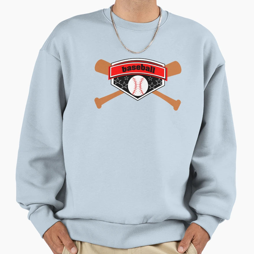 Baseball Sweatshirt - Trendy Graphic for Adults - T-Shirt, Sweatshirt, Hoodie