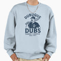 Dubuque Dubs Baseball Logo Three Sweatshirt - Aesthetic Graphic for Adults - T-Shirt, Sweatshirt, Hoodie