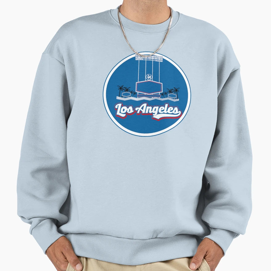 Los Angeles Scoreboard Crest Sweatshirt - Custom Art Print for Adults - T-Shirt, Sweatshirt, Hoodie