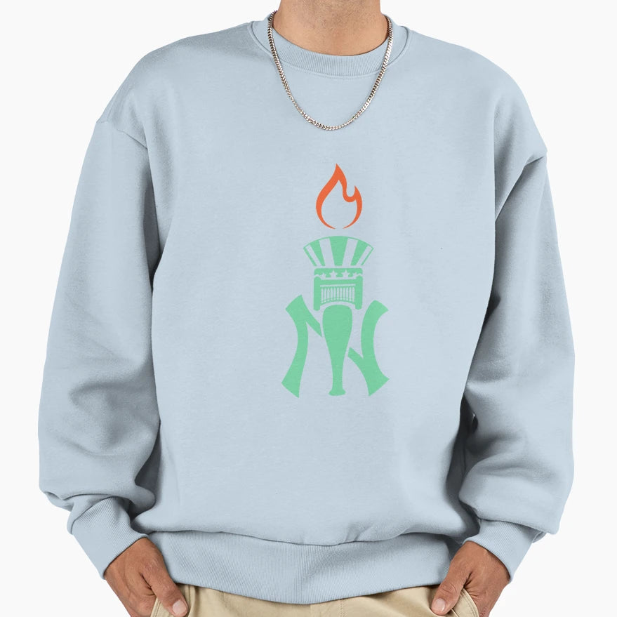 New York Torch Sweatshirt - Trendy Graphic Men Women - T-Shirt, Sweatshirt, Hoodie