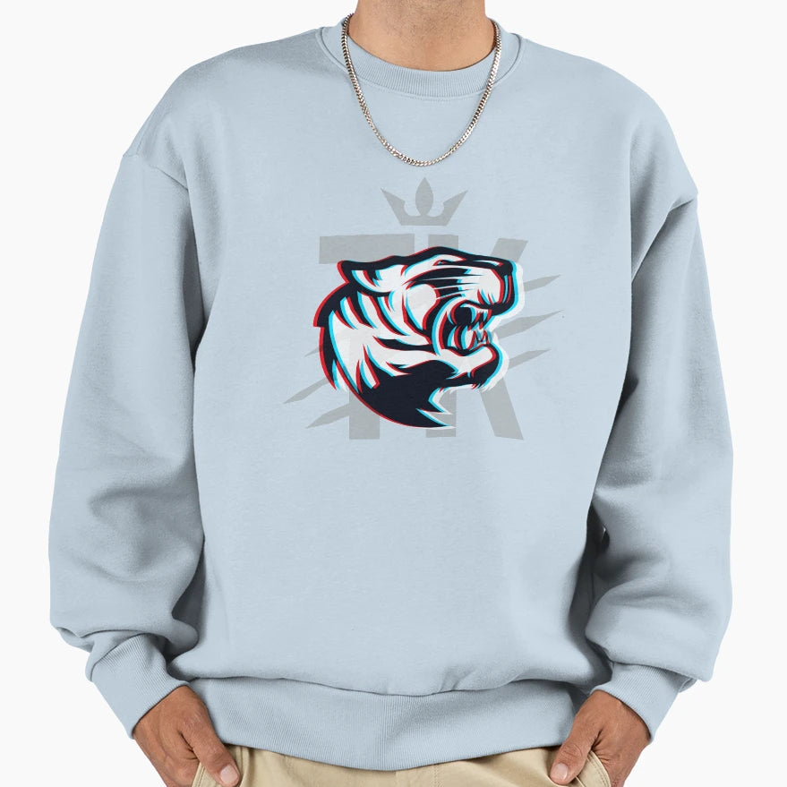 3D Tiger King Fan Art Logo Sweatshirt - Aesthetic Graphic for Adults - T-Shirt, Sweatshirt, Hoodie