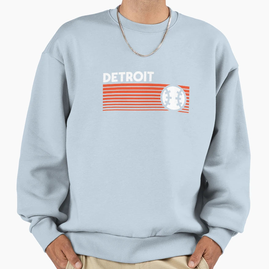 Detroit Baseball Game Day Sweatshirt - Casual Everyday Wear for Adults - T-Shirt, Sweatshirt, Hoodie