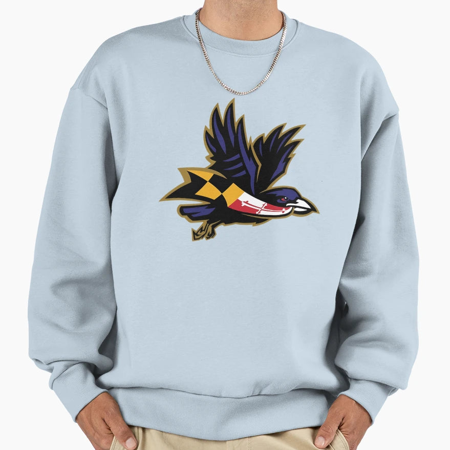 Baltimore Ravens Redesign Sweatshirt - Casual Everyday Wear for Adults - T-Shirt, Sweatshirt, Hoodie