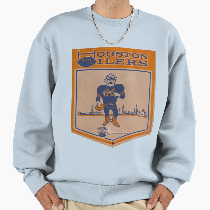 Houston Oilers T Shirthouston Oilers T-Shirt - Novelty Apparel for Adults - T-Shirt, Sweatshirt, Hoodie