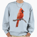Cardinal Bird Illustration Sweatshirt - Trendy Graphic for Adults - T-Shirt, Sweatshirt, Hoodie