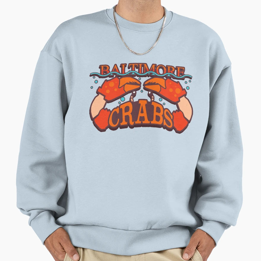 Baltimore Crabs Logo Blaseball Sweatshirt - Casual Everyday Wear Men Women - T-Shirt, Sweatshirt, Hoodie