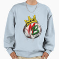 Spray Paint Baseball Crown Mb Sweatshirt - Graphic Print for Adults - T-Shirt, Sweatshirt, Hoodie