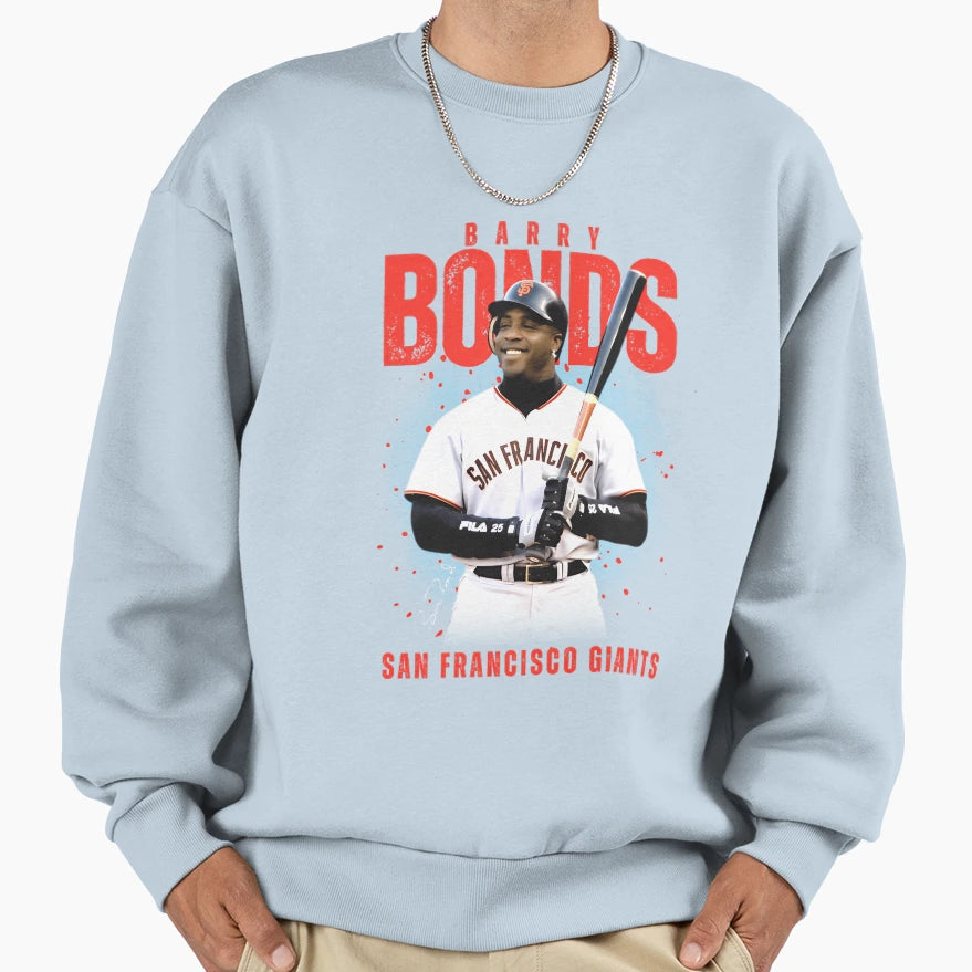 Barry Bonds Original Aesthetic Sweatshirt - Minimalist Print for Adults - T-Shirt, Sweatshirt, Hoodie