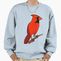 Red Cardinal Northern Cardinal Male Sweatshirt - Minimalist Print Unisex - T-Shirt, Sweatshirt, Hoodie