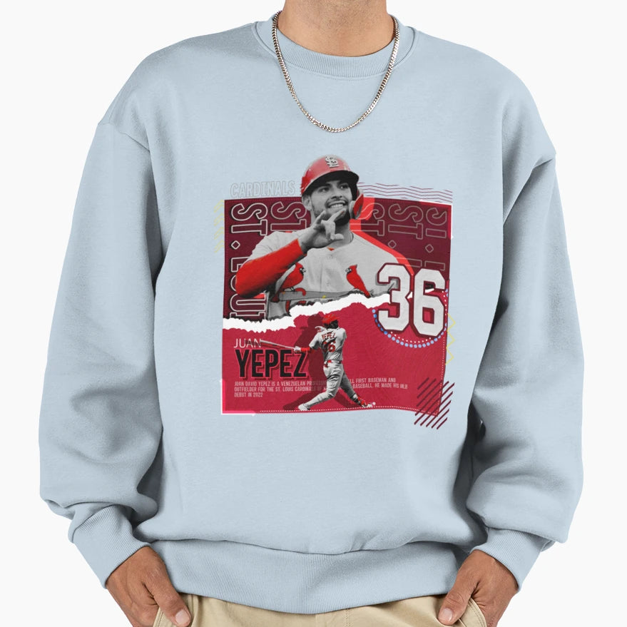 Juan Yepez Baseball Sweatshirt - Fun Novelty Design Unisex - T-Shirt, Sweatshirt, Hoodie