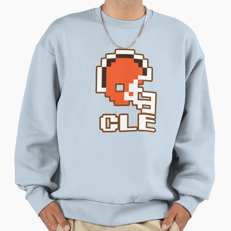Cleveland Tecmo Bowl Video Games T-Shirt - Minimalist Print Men Women - T-Shirt, Sweatshirt, Hoodie
