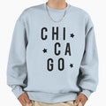 Chicago Stars Black Sweatshirt - Trendy Graphic Men Women - T-Shirt, Sweatshirt, Hoodie