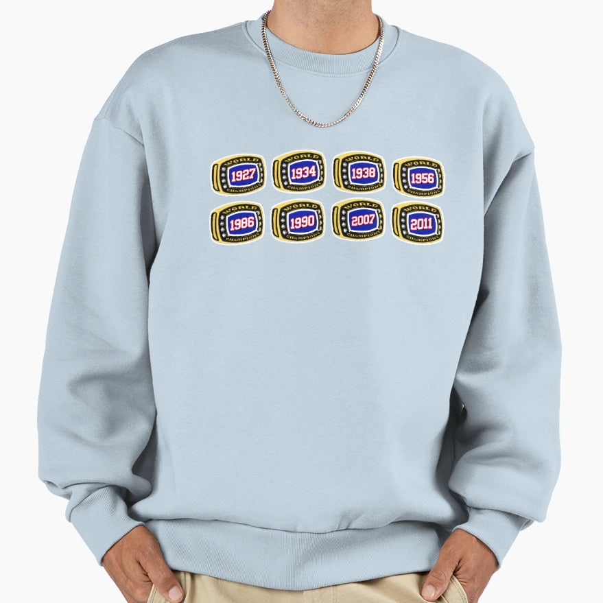 New York Big Blue Wrecking Crew T-Shirt - Graphic Print for Adults - T-Shirt, Sweatshirt, Hoodie