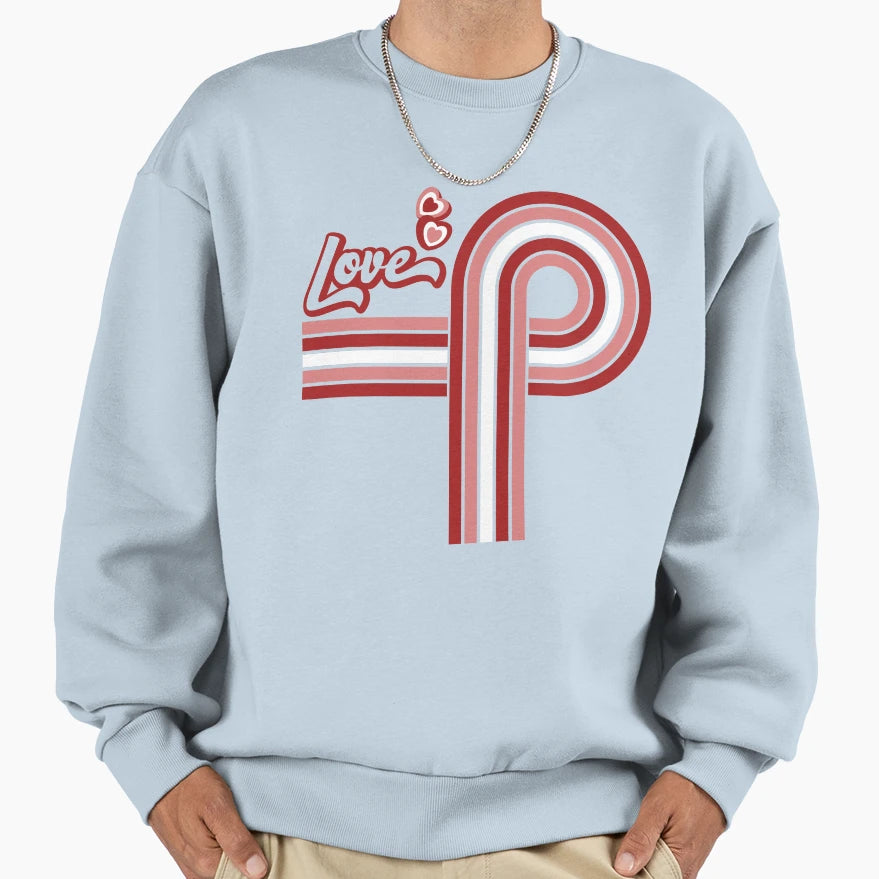 Love Stripes Sweatshirt - Custom Art Print Men Women - T-Shirt, Sweatshirt, Hoodie
