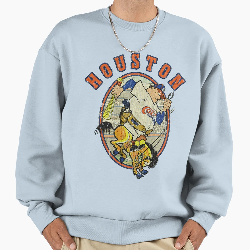 Baseball Houston Colt Sweatshirt - Unique Graphic for Adults - T-Shirt, Sweatshirt, Hoodie