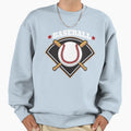 Baseball Sweatshirt - Fun Novelty Design for Adults - T-Shirt, Sweatshirt, Hoodie