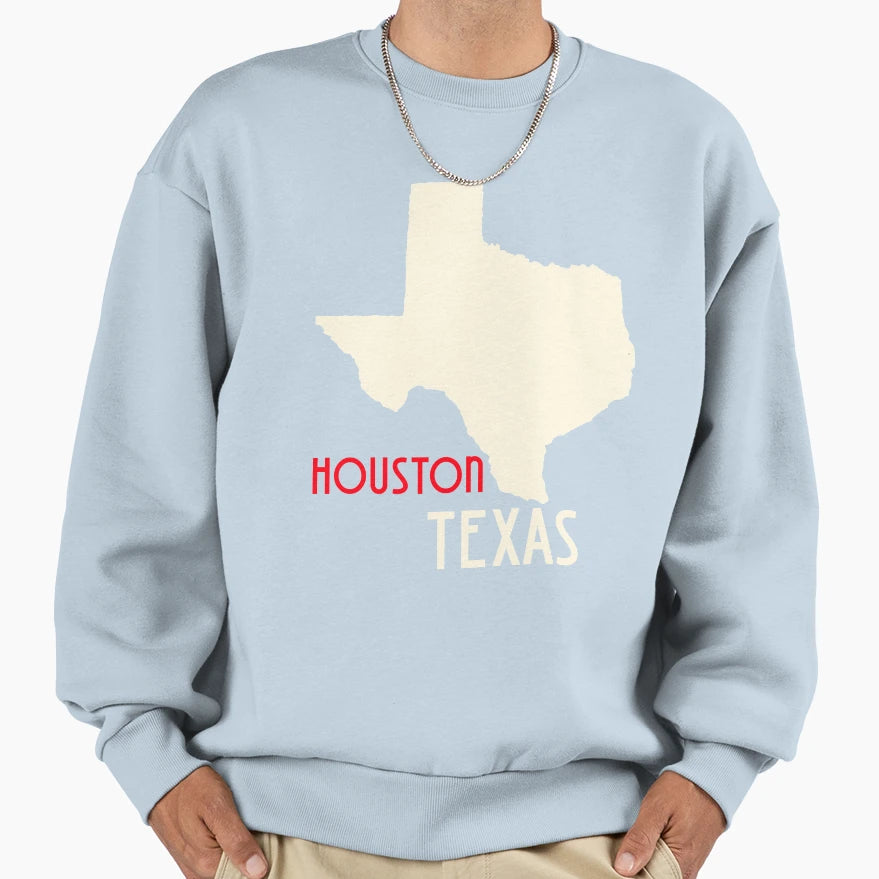 Represent Houston Sweatshirt - Custom Art Print for Adults - T-Shirt, Sweatshirt, Hoodie