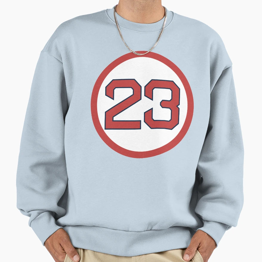 Michael Chavis 23 Jersey Number Sweatshirt - Unique Graphic for Adults - T-Shirt, Sweatshirt, Hoodie