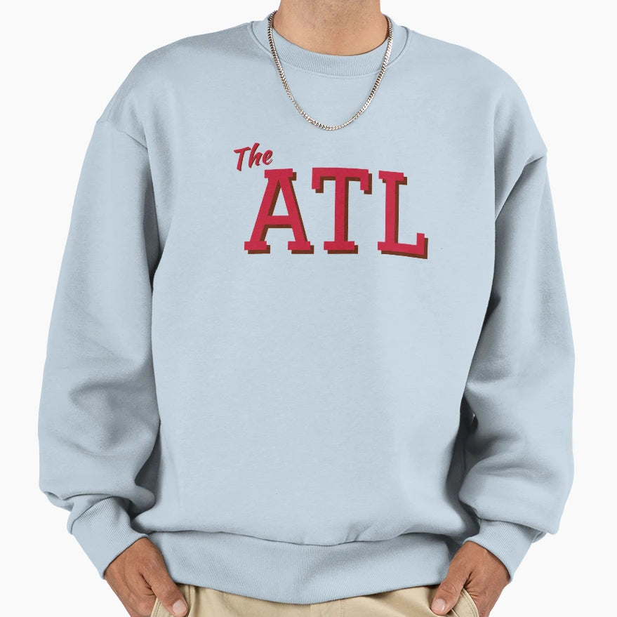 Atl Red Sweatshirt - Streetwear Style Men Women - T-Shirt, Sweatshirt, Hoodie
