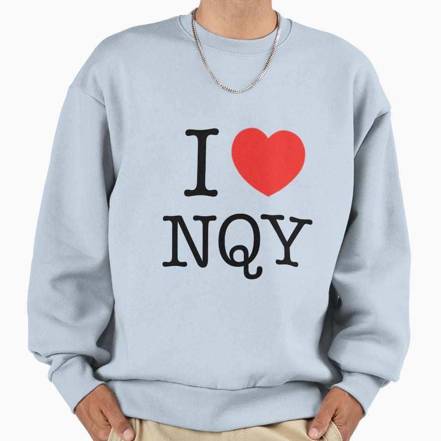 I Love Newquay Orig Nyc Sweatshirt - Trendy Graphic Men Women - T-Shirt, Sweatshirt, Hoodie