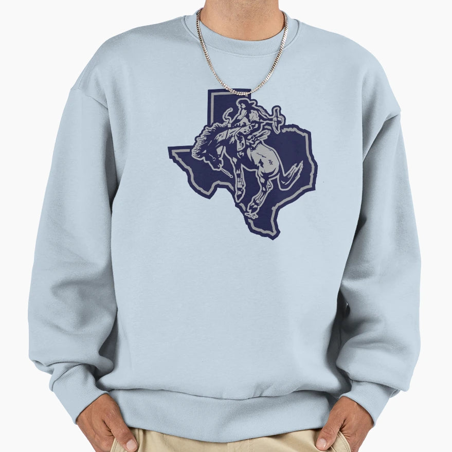 Lone Star State Texas Cowboy Sweatshirt - Streetwear Style Unisex - T-Shirt, Sweatshirt, Hoodie