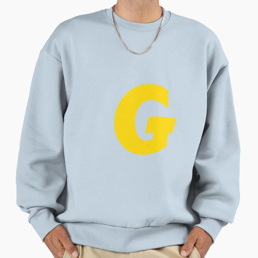 Letter G Sweatshirt - Graphic Print for Adults - T-Shirt, Sweatshirt, Hoodie