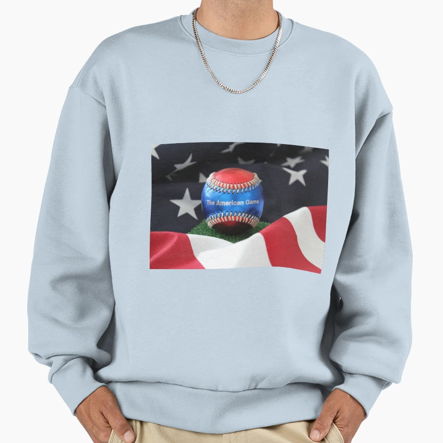 Americas Game Baseball Sweatshirt - Casual Everyday Wear Men Women - T-Shirt, Sweatshirt, Hoodie