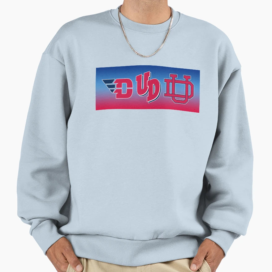 University Dayton Red White And Blue Sweatshirt - Novelty Apparel Unisex - T-Shirt, Sweatshirt, Hoodie