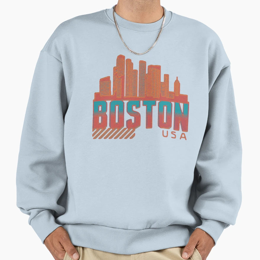 Boston Sweatshirt - Fun Novelty Design for Adults - T-Shirt, Sweatshirt, Hoodie