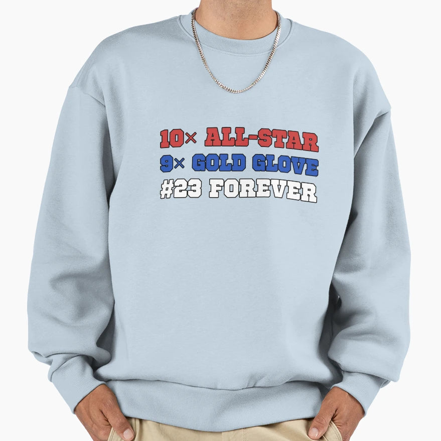 All Star Gold Glove 23 Forever Sweatshirt - Graphic Print for Adults - T-Shirt, Sweatshirt, Hoodie