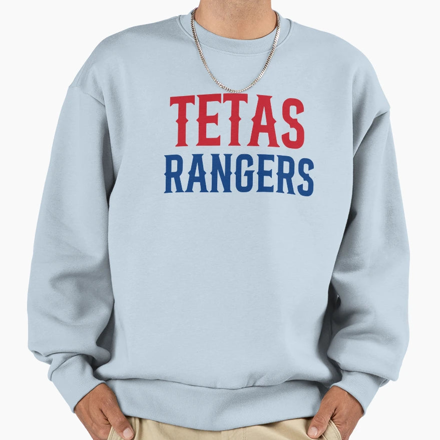 Tetas Rangers Red Blue Sweatshirt - Streetwear Style Unisex - T-Shirt, Sweatshirt, Hoodie