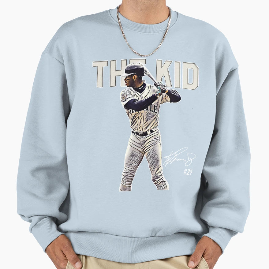 Ken Griffey Jr Seattle Baseball Sweatshirt - Fun Novelty Design Men Women - T-Shirt, Sweatshirt, Hoodie