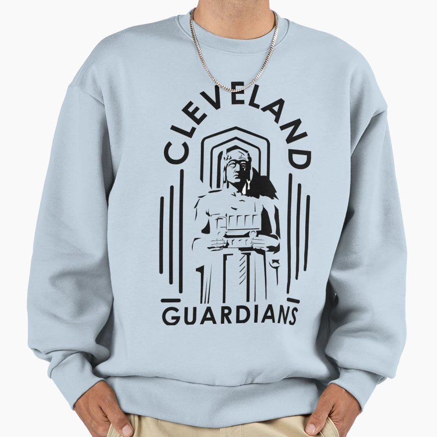 Cleveland Guardian Sweatshirt - Custom Art Print Unisex - T-Shirt, Sweatshirt, Hoodie