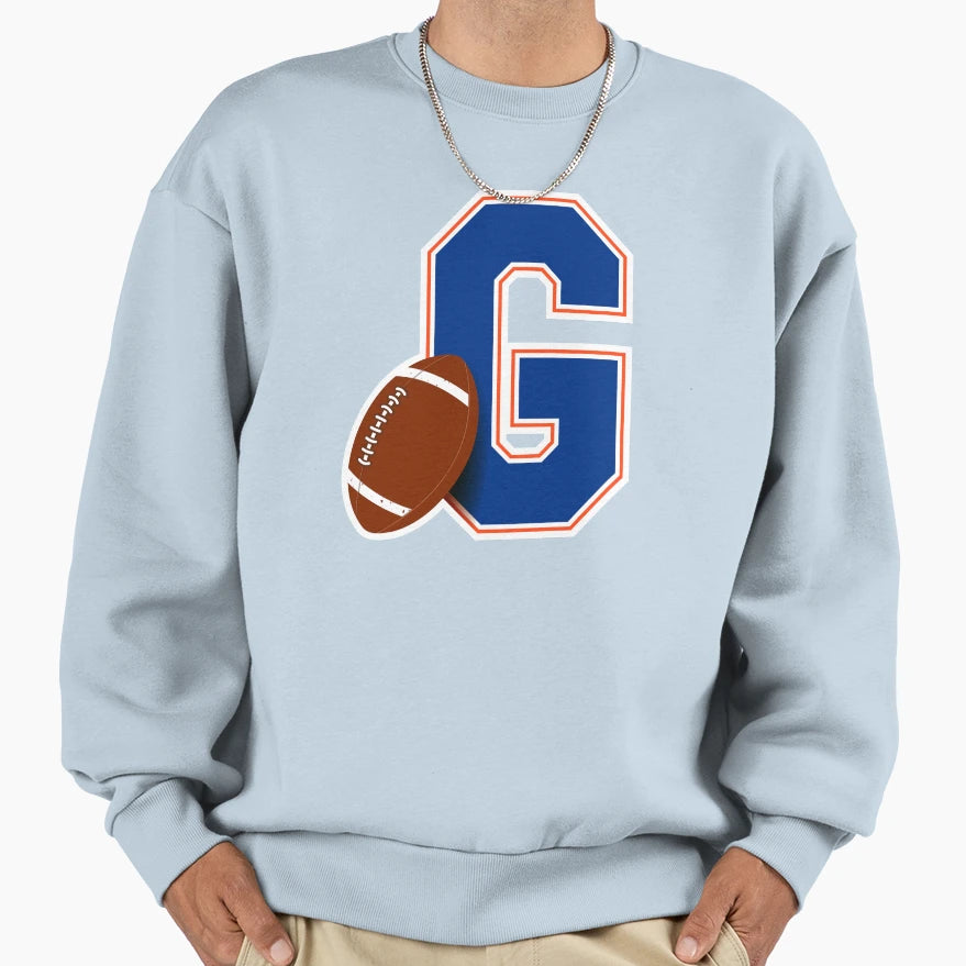 Florida Football Monogram Sweatshirt - Trendy Graphic for Adults - T-Shirt, Sweatshirt, Hoodie